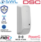 DSC Neo: PG4945 Wireless 433MHz Door Contact c/w Auxilliary Input