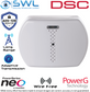 DSC Neo: PG4922 Wireless 433MHz Glassbreak Detector 7.6m