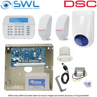 DSC Neo HS2032 Base Kit: Transformer, Tamper, HS2LCDPSN KP, 2x Sirens, 2x LC200