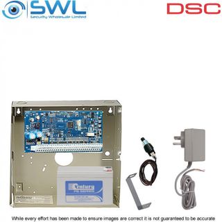 DSC Neo HS2032 Cabinet Kit: Plug Pack, Battery & Tamper Only - Add Keypad