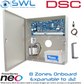 DSC Neo Kit: 8-32 Zone Panel, Cabinet, Transformer, Tamper