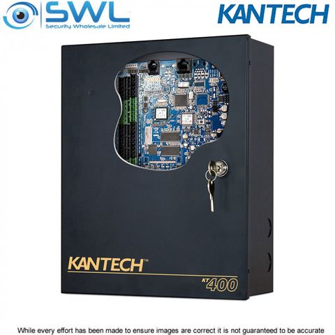 Kantech KT-400: 4 Door Controller (IP Ready), Accessory Kit, Cabinet c/w Lock