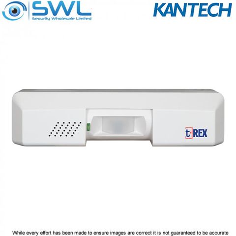 Kantech T.REX-XL: T.Rex Request to Exit Detector, w/ Tamper, Piezo & Timer, Wh