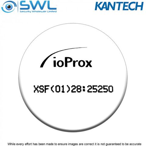 Kantech P50 TAG ioProx Self-adhesive Round Tag: XSF/ 26-bit Wiegand