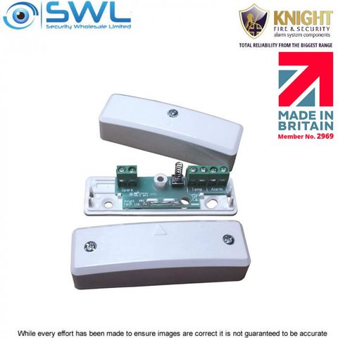 KNIGHT D75: Indoor SM Reed Switch, 35mm Gap, N/C, 6 Terminal, Tamper