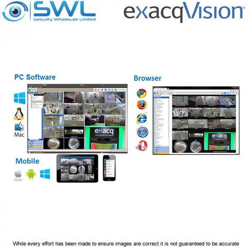 exacqVision PROFESSIONAL IP Camera License, per Camera. 1 Year SSA.