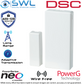 DSC Neo: PG4303 Wireless 433MHz Vanishing Door Contact