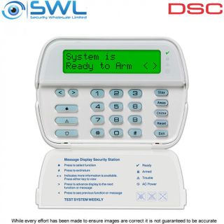 DSC PowerSeries: RFK5500 64 Zone LCD Keypad c/w 433MHz Wireless Receiver