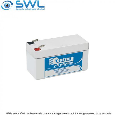 Century PS1212, 12v 1.2 A/H Sealed Lead Acid Battery