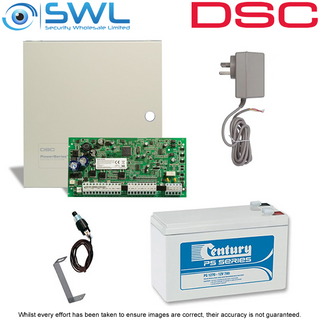 DSC PowerSeries PC1616 Plug Pack Kit: Cabinet, P/Pack, Tamper & Battery Only