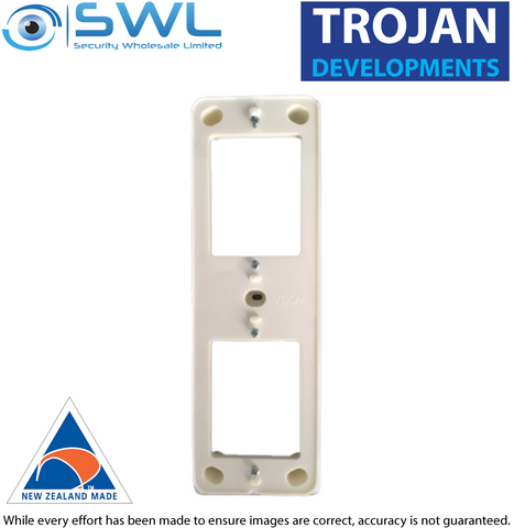 Trojan TDL-VDSM – Vertical Double Surface Mounting Block  - White