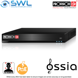 Provision-ISR NVR8-8200PFA 8CH NVR, 8x PoE 4K FACE RECOGNITION with Alarms
