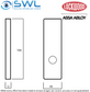 Lockwood L1805/70SC: Square End External Plate With 70 Lever Only