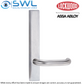 Lockwood L4805/70SC: Slimline Square End External Plain Plate & Lever Only