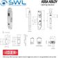 Lockwood 3782EL: 12-24VDC Electric Mortice (Primary) Lock Both Face Plates 23mm