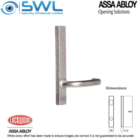 Lockwood L4905/70SCL: Slimline Internal Plain Plate & 70 Lever Only