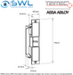 Trimec ES9000 (119001-000): 12-30VDC W/Res Preload Multi Function Strike Lock