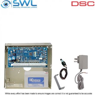 DSC Neo HS2064 Base Kit: Plug Pack, Battery & Tamper Only - Add Keypad