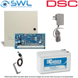 DSC Neo HS2064 Base Kit: Plug Pack, Battery & Tamper Only - Add Keypad