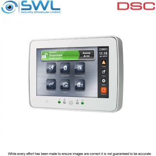 DSC PowerSeries: PTK5507W Colour Touch Screen - White