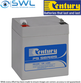 Century PS1245: 12v 4.5Ah Sealed Lead Acid Battery