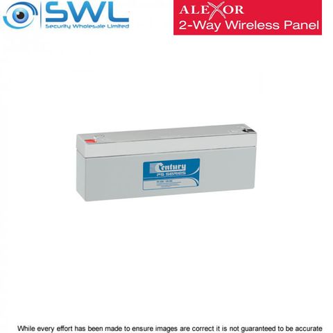 Century PS1220, 12v 2.0 A/H Sealed Lead Acid Battery (Alexor Panel Battery)
