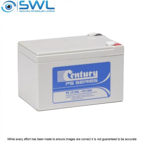 Century PS12120L, 12v 12 A/H Sealed Lead Acid Battery