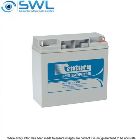 Century PS12180, 12v 18 A/H Sealed Lead Acid Battery