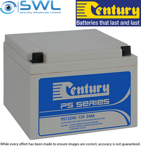 Century PS12240, 12v 24 A/H Sealed Lead Acid  Battery