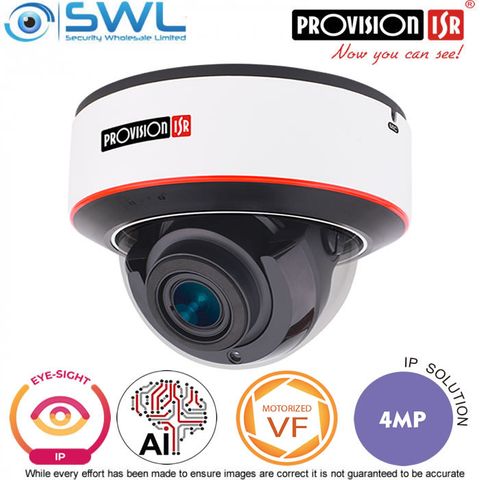 Provision-ISR DAI-340IPE-MVF Eye-Sight-2: 4Mp Dome WDR IR40m IP67 IK10 2.8-12mm