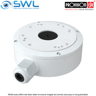 Provision-ISR PR-JB14IP66: IP66 Junction Box For I6 Bullets, VF Turrets & Domes