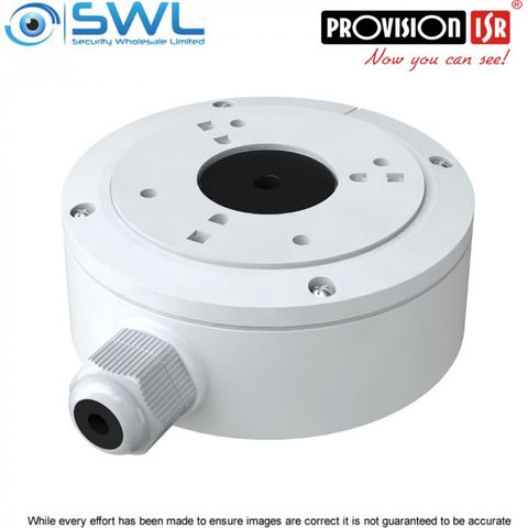 Provision-ISR PR-JB12IP66: IP66 Junction Box For I4 Bullet, Fixed Turrets & Dome