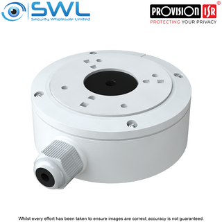 Provision-ISR PR-JB12IP66: IP66 Junction Box For I4 Bullet, Fixed Turrets & Dome