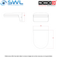 Provision-ISR PR-WB-A: Wall Bracket for DI-VF, DI-Fix, DAI-Fix, DMA