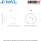 Provision-ISR PR-WB14 Wall Bracket for I4,I2,DI,DAI Varifocal Backbox REQUIRED