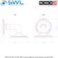 Provision-ISR PR-WB14 Wall Bracket with PR-JB12IP66 for I4-/I2-/DI-Fix/DAI-Fix,