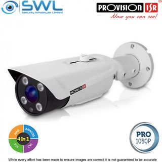 Provision-ISR I4-390AMVF 2Mp AHD (4 in 1) Bullet IR 40m IP66 2.8-12mm
