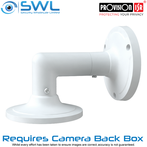 Provision-ISR PR-WB12 Wall Bracket with PR-JB12IP66 for I4-/I2-/DI-Fix/DAI-Fix,