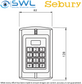 Sebury W3-A Two Door Access Control Keypad: RFID, 1200 Users