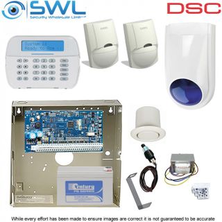 DSC Neo HS2016 Base Kit: Transformer,Tamper, HS2LCDPSN KP, 2x Sirens 2x LC100