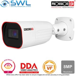 Provision-ISR I6-380IPE-MVF Eye-Sight v2 8Mp Bullet IR 60M 2.8-12mm MVF
