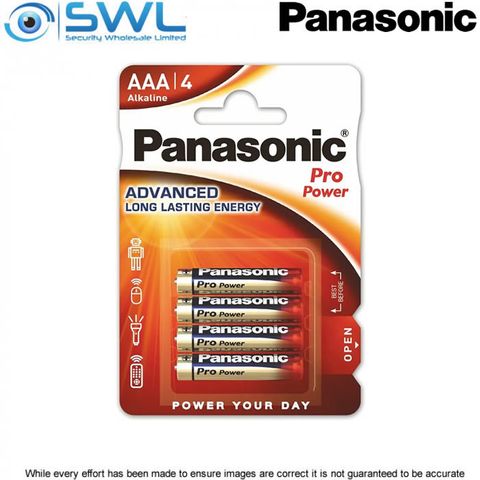 Panasonic AAA Alkaline Batteries (4 PACK)