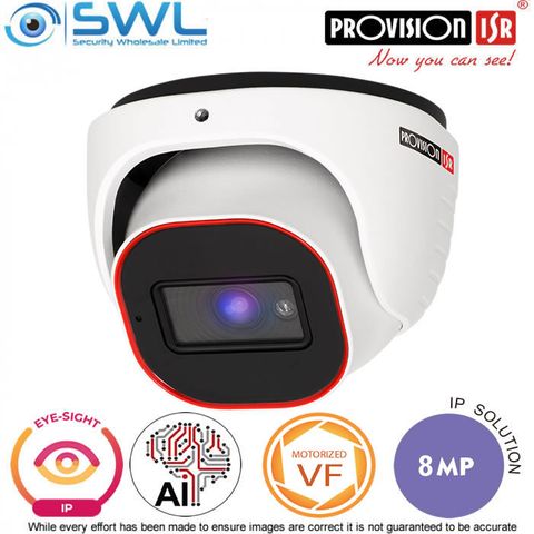 Provision-ISR DI-380IPE-MVF Eye-Sight v2 8Mp Turret IR 40M 2.8-12mm MVF