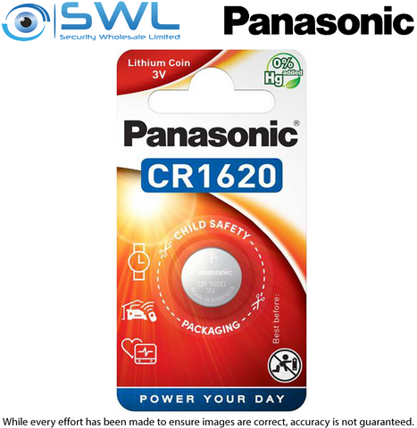 Panasonic 3V CR1620 Lithium Battery (Single)