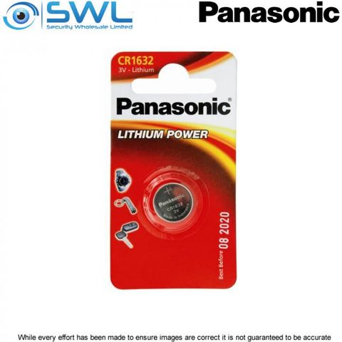 Panasonic 3V CR1632 Lithium Battery (Single)