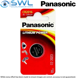 Panasonic 3V CR2016 Lithium Battery (Single)