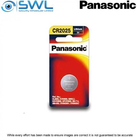 Panasonic 3V CR2025 Lithium Battery (Single)