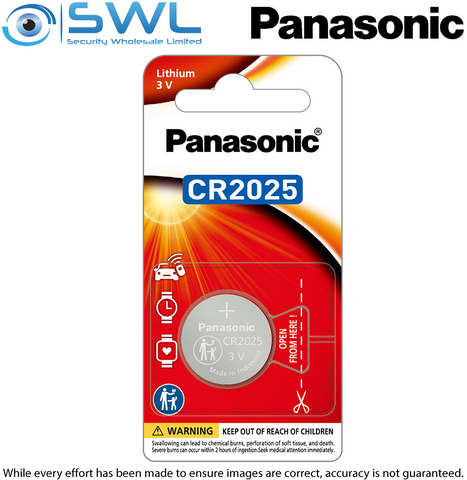 Panasonic 3V CR2025 Lithium Battery (Single)