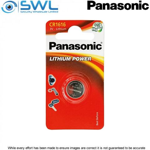 Panasonic 3V CR1616 Lithium Battery (Single)