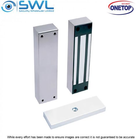 ONETOP EM5000F: Weather Res'  Stainless Body Face Mount Electromagnetic Gate